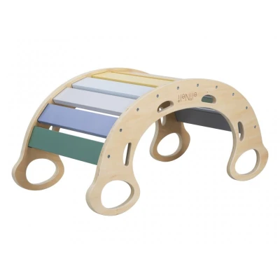 Leagan Montessori 5 in 1 cu o tabla cu doua fete